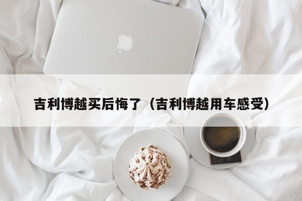 吉利博越买后悔了（吉利博越用车感受）